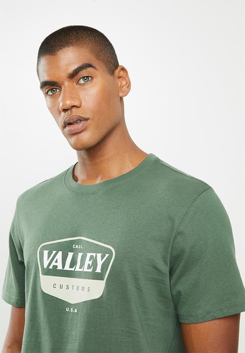 Cotton On - Tbar moto T-shirt - green
