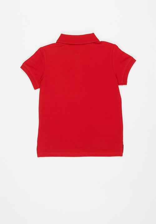 POLO - Girls nina short sleeve golfer - red