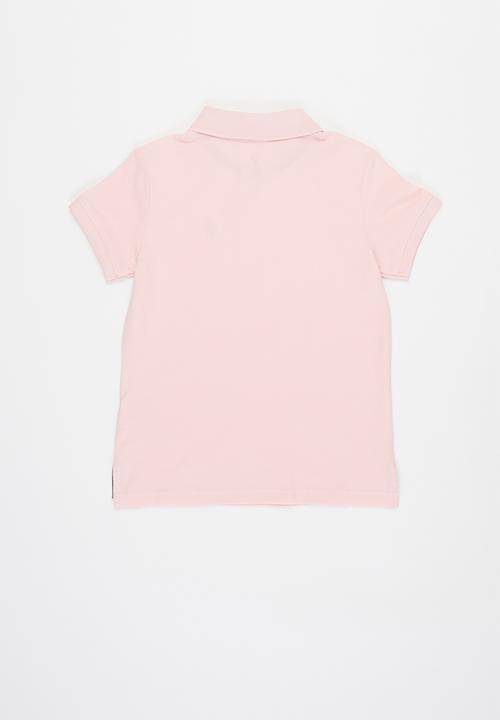 POLO - Girls nina short sleeve golfer - pink