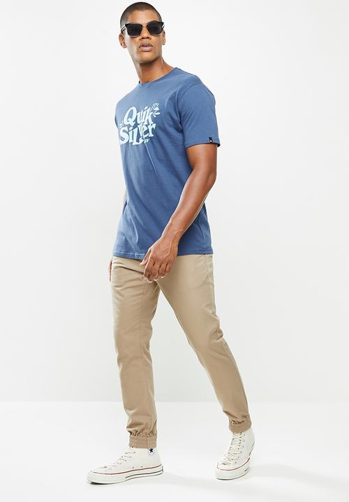 Quiksilver - Tall heights short sleeve - blue