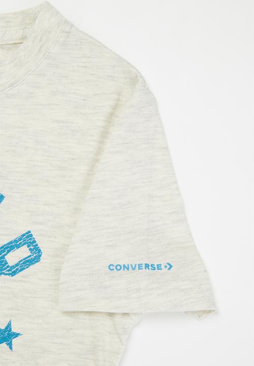 Converse - Converse boys collegiate shoe tee - neutral 