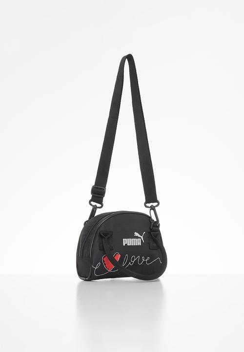 PUMA - Valentines mini grip bag cor - black