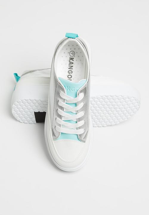 KANGOL - Saturn sneaker - silver & turquoise