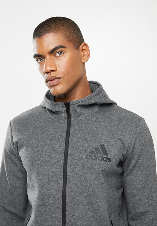 adidas Performance - Mt fz hd hooded track top - grey