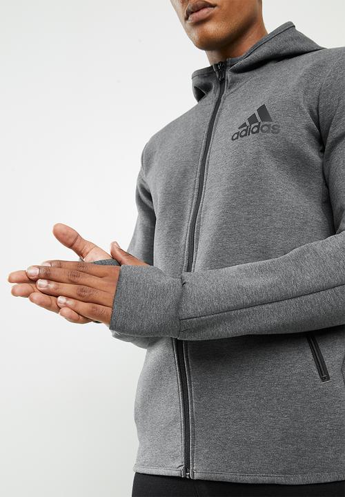 adidas Performance - Mt fz hd hooded track top - grey