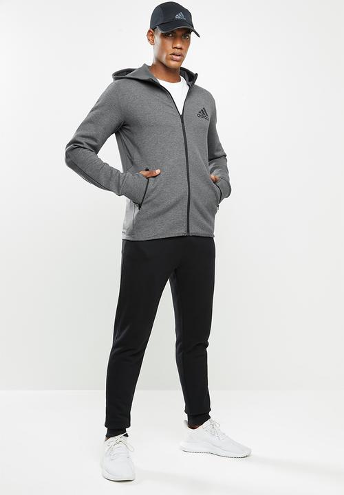adidas Performance - Mt fz hd hooded track top - grey