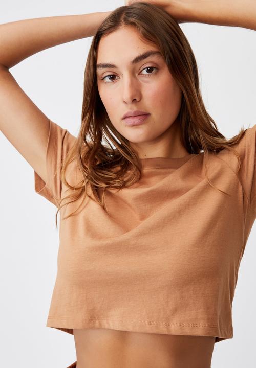 Cotton On - The baby tee - brown