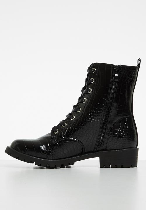 Madison® - Pat combat boot - black