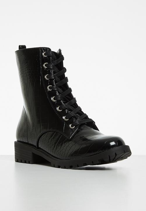 Madison® - Pat combat boot - black