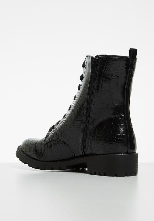 Madison® - Pat combat boot - black