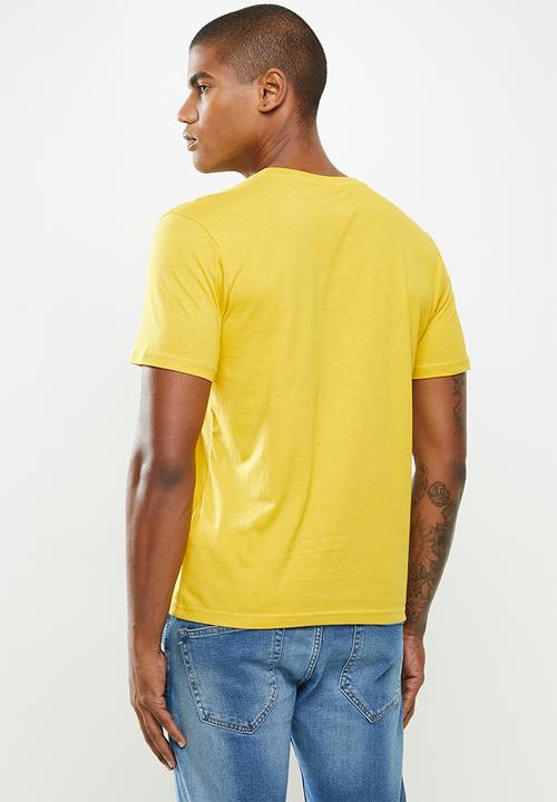 KAPPA - Authentic estessi slim tee - yellow