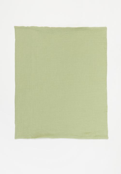 Baby Star - Double layer muslin swaddle - olive