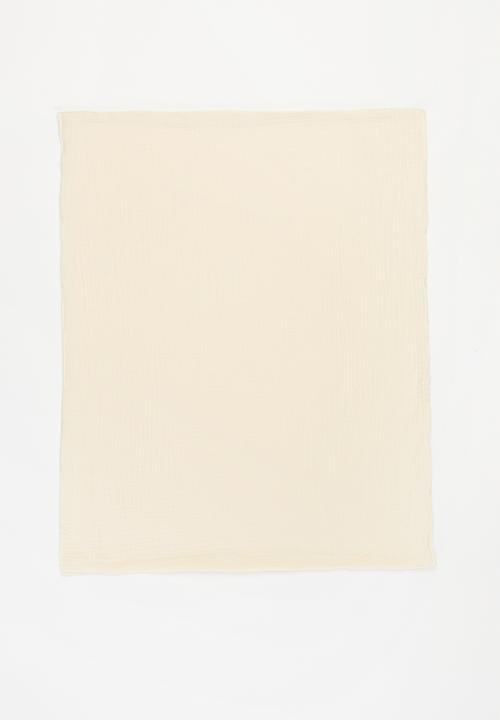 Baby Star - Double layer muslin swaddle - beige
