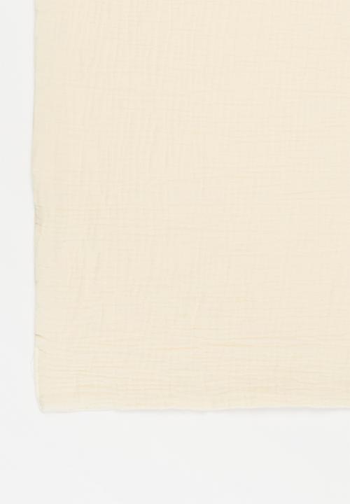 Baby Star - Double layer muslin swaddle - beige