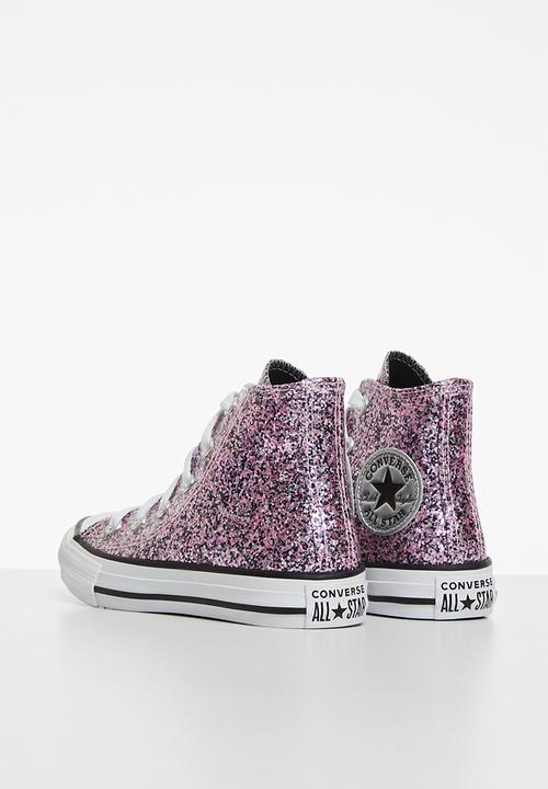 Converse - Chuck Taylor all star coated glitter hi - lilac