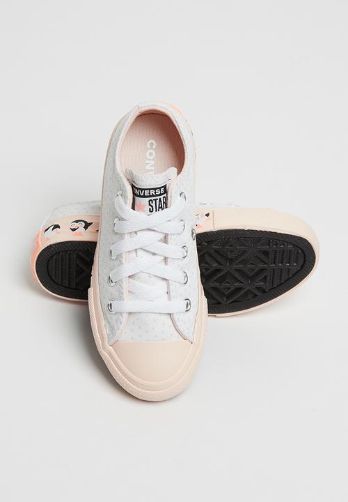 Converse - Chuck Taylor all star penguin print ox - white