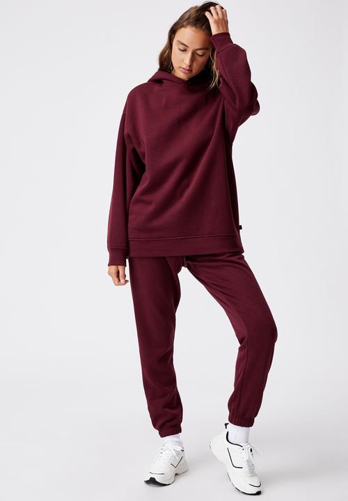 Cotton On - Lifestyle oversized hoodie - mulberry