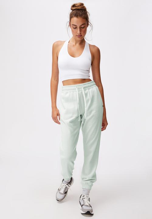 Cotton On - Lifestyle gym track pant - mint