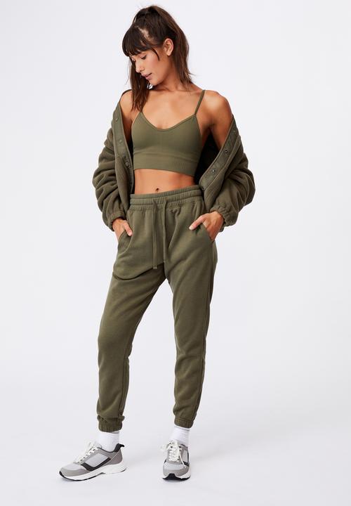 Cotton On - Lifestyle gym track pant - khaki 