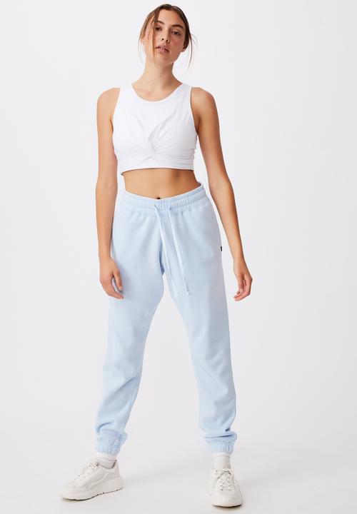 Cotton On - Lifestyle gym track pant - baby blue