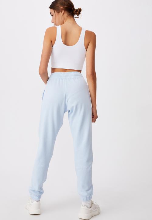 Cotton On - Lifestyle gym track pant - baby blue