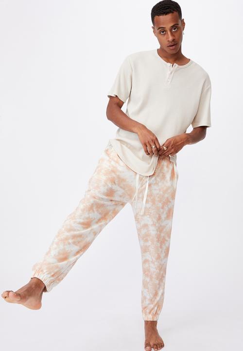 Cotton On - Pj drake - peach tie dye