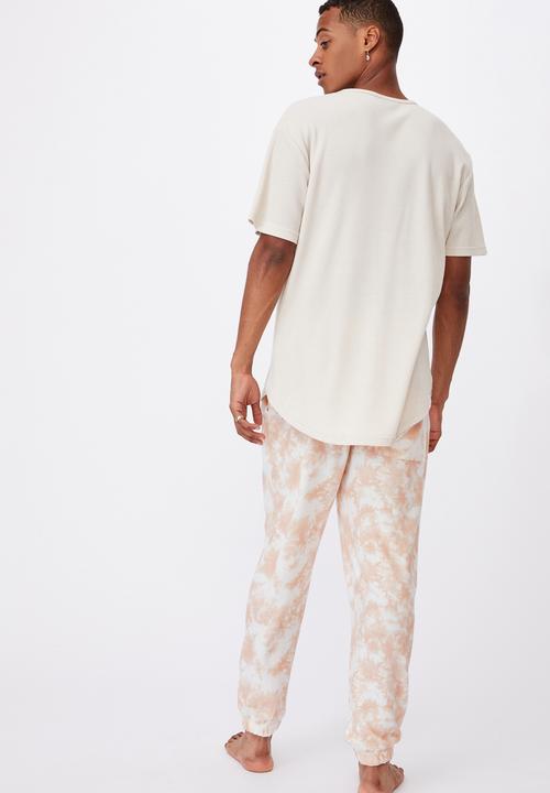 Cotton On - Pj drake - peach tie dye