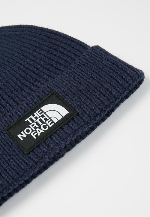 The North Face - Tnf logo box cuffed beanie - navy