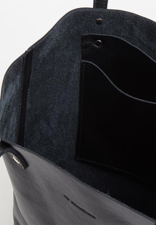 FSP Collection - Heidi leather shopper - black