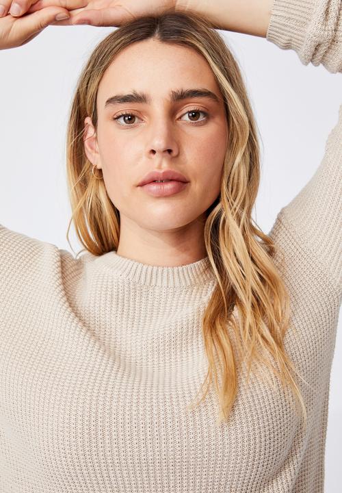 Cotton On - Cotton pullover - taupe