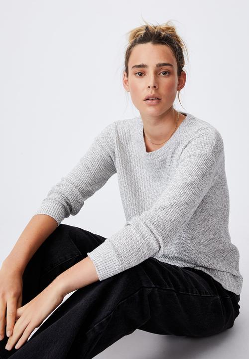 Cotton On - Cotton pullover - light grey 