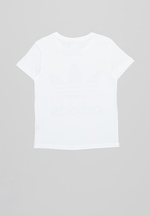 adidas Originals - Trefoil tee - white & black
