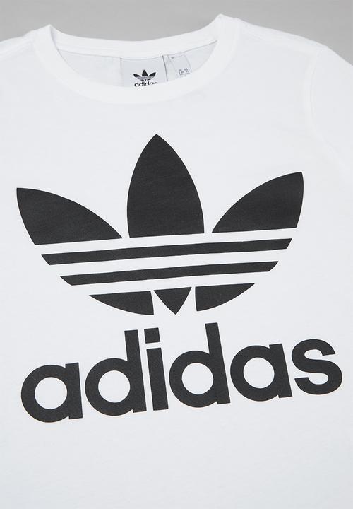 adidas Originals - Trefoil tee - white & black