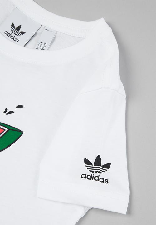 adidas Originals - Watermelon tee - white