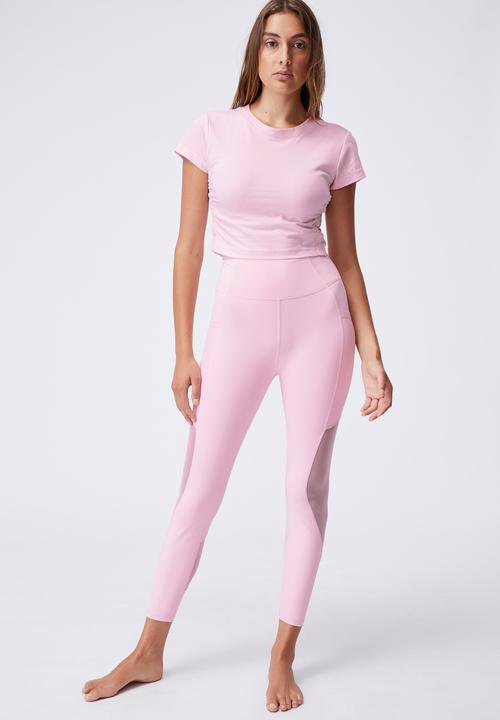 Cotton On - Booty mesh 7/8 tight - pink sherbet