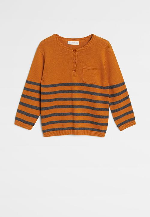 MANGO - Bread sweater - mustard 