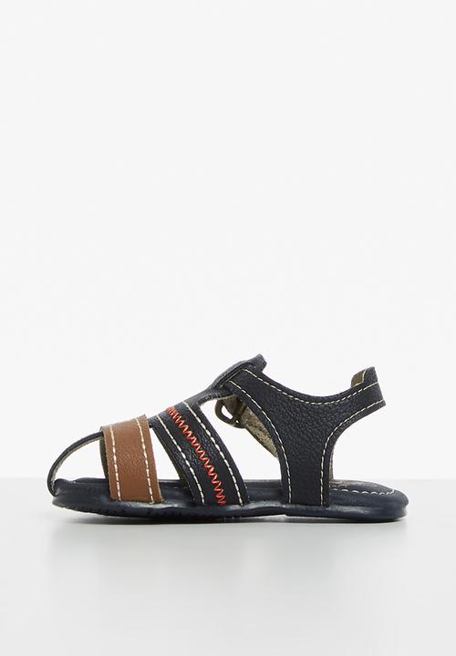 Klin - Cupcake sandal - navy & caramel