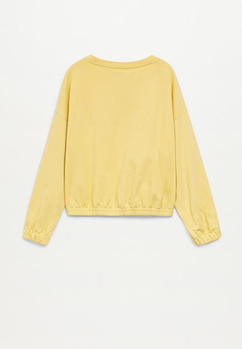 MANGO - Boston sweatshirt - yellow 