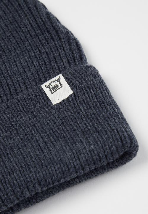 Cotton On - Winter knit beanie 2 pack - grey & navy