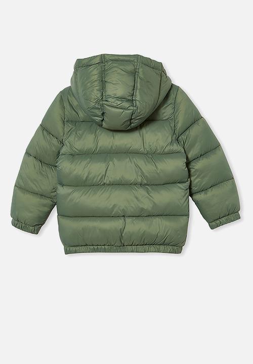 Cotton On - Frankie puffer jacket - swag green