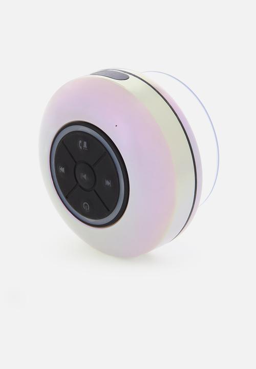 Typo - Led shower speaker - iridescent