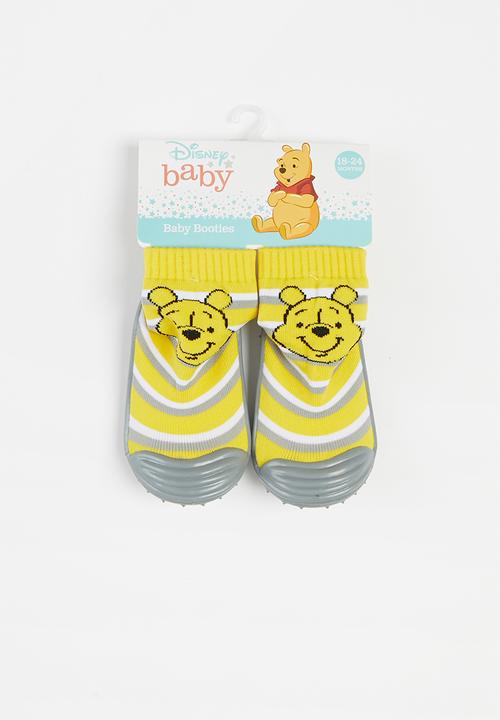 Character Group - Winnie the pooh rubber socks - yellow