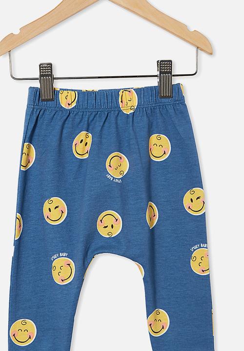 Cotton On - The legging lcn - lcn smi petty blue/smiley baby