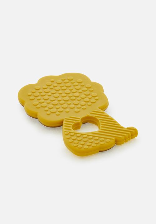Baby Star - Lion teether - yellow
