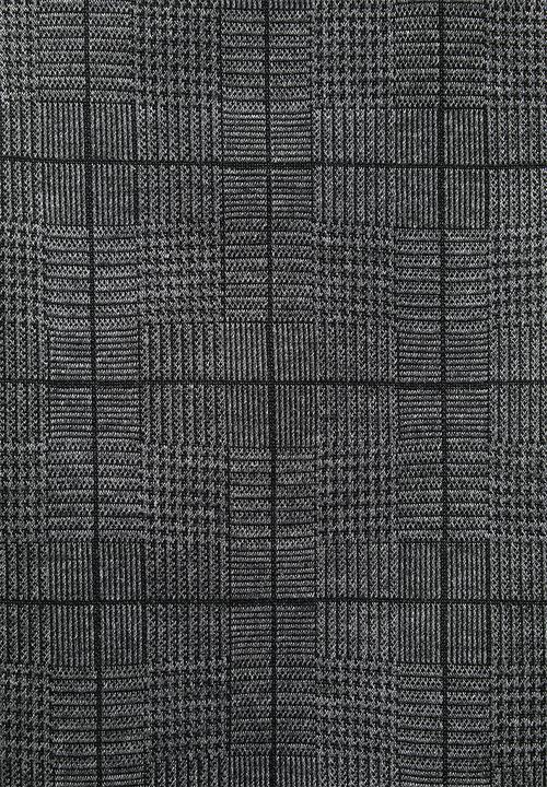 edit - Check woven jogger - grey & black