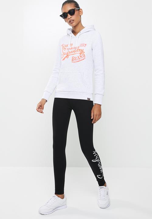 Superdry. - Rw classics hoodie - grey 