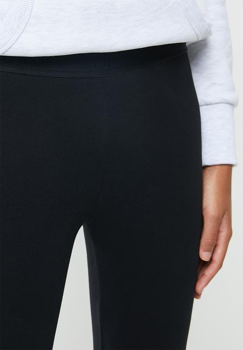 Superdry. - Scripted graphic legging - black
