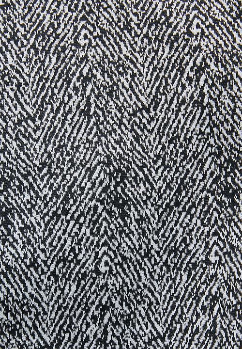 edit - Check woven jogger - black & white