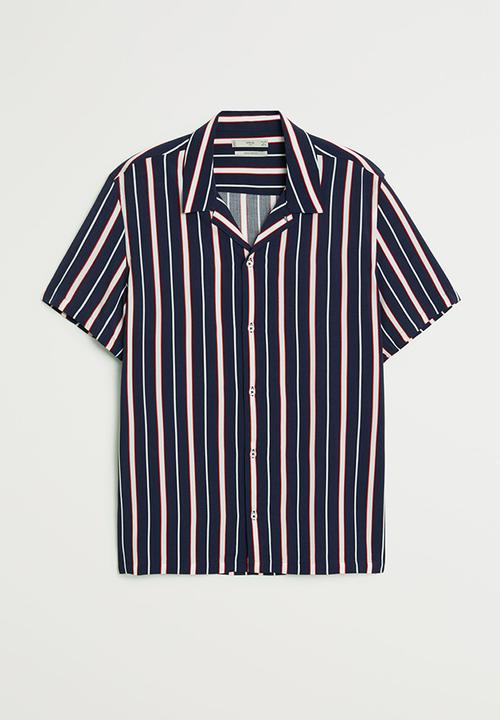 MANGO - Teka shirt - navy
