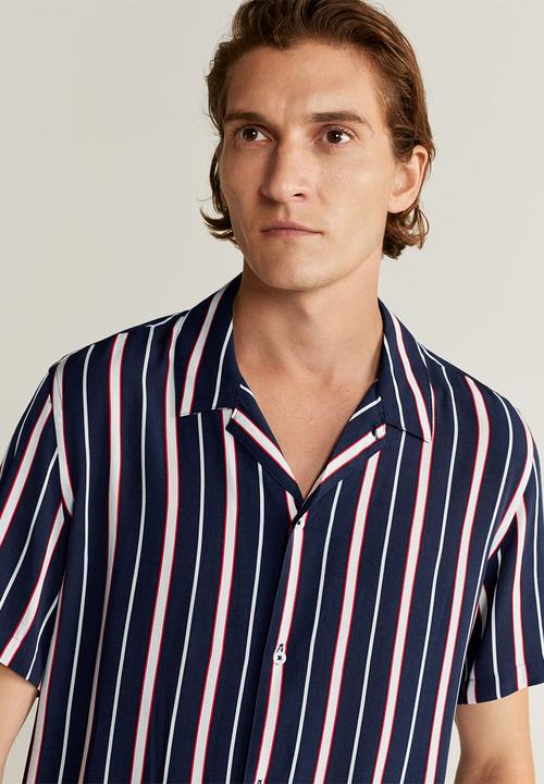 MANGO - Teka shirt - navy
